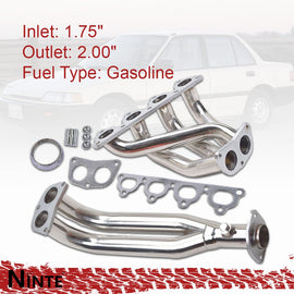 NINTE Stainless Steel Headers For 1988 - 2000 Honda Civic D15 D16 D - Series EJ/EG/EH/EK - NINTE