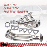 NINTE Stainless Steel Headers For 1988-2000 Honda Civic D15 D16 D-Series EJ/EG/EH/EK