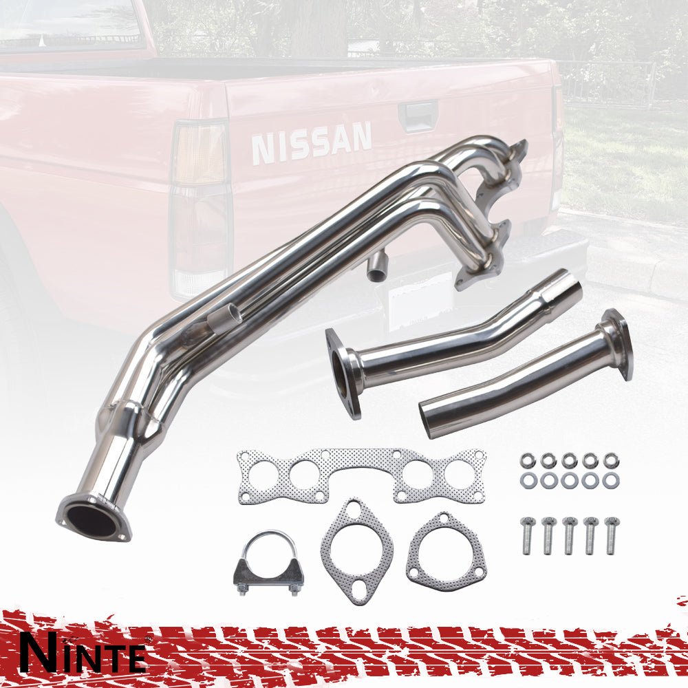 NINTE For 1990 - 1995 Nissan D21 Hardbody Pickup Truck 2.4L 4WD Exhaust Header - NINTE
