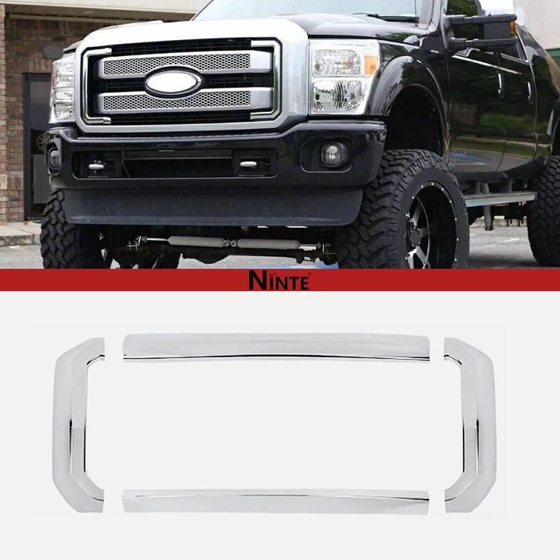 NINTE Grille Overlay for 2011 - 2016 Ford F250 F350 F450 F550(Not Replacement) - NINTE