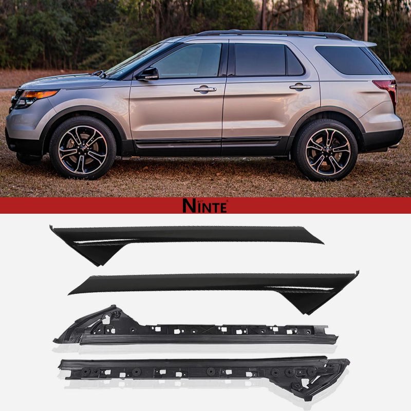 NINTE RH+LH Side Windshield A - Pillar Molding Trim For 2011 - 2019 Ford Explorer - NINTE