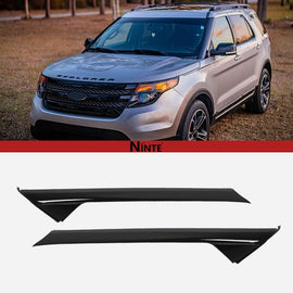 NINTE RH+LH Side Windshield A - Pillar Molding Trim For 2011 - 2019 Ford Explorer - NINTE
