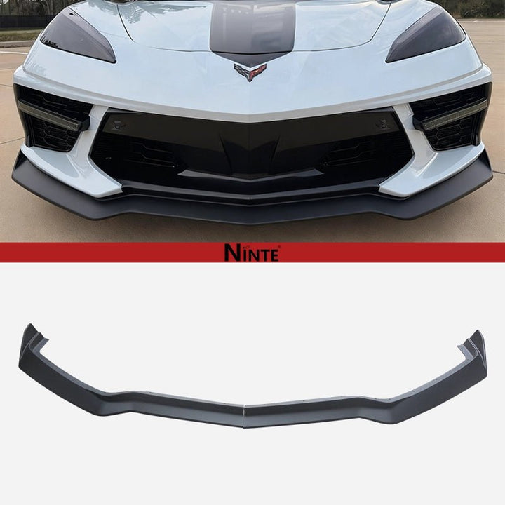 NINTE 5VM Style Front Lip For 2020 - 2025Chevy Corvette C8 2PCS - NINTE