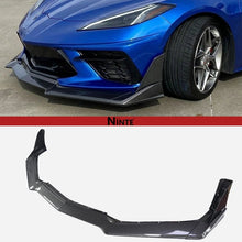 Laden Sie das Bild in den Galerie-Viewer, NINTE STG 3 Winglet Front Lip For 2020 - 2025 Chevrolet Corvette C8 Stingray Z51 7PCs ABS Front Bumper Splitter - NINTE