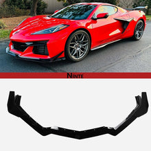 Laden Sie das Bild in den Galerie-Viewer, NINTE Front Bumper Lip For 2020 - 2025 Corvette C8 Z51 STG Performance Package Canard Style - NINTE