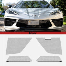 Charger l&#39;image dans la galerie, NINTE For 2020 - 2024 Chevrolet Corvette C8 Aluminum Radiator Grille Cover Protector Mesh Grill Kit - NINTE