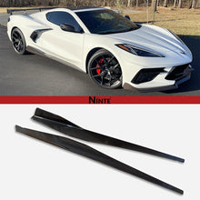 Load image into Gallery viewer, NINTE For 2020 - 2025 Chevy Corvette C8 Side Skirts Stingray GM 5VM Look Rocker Panel Extension NINTE Style - NINTE