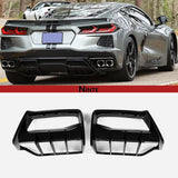 NINTE Rear Diffuser For 2020-2025 Corvette C8 Stingray/Z51/E-Ray Lower Splitter