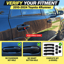 NINTE ABS Door Handle Covers - 2010-2024 Toyota 4Runner - Tape-On Styling Upgrade - NINTE