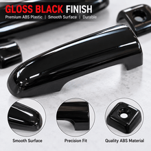 NINTE ABS Door Handle Covers - 2010-2024 Toyota 4Runner - Tape-On Styling Upgrade - NINTE