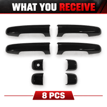 NINTE ABS Door Handle Covers - 2010-2024 Toyota 4Runner - Tape-On Styling Upgrade - NINTE