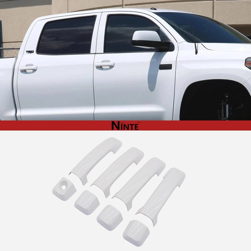 NINTE  Door Handle Covers For 2007-2020 Toyota Tundra CrewMax Sequoia