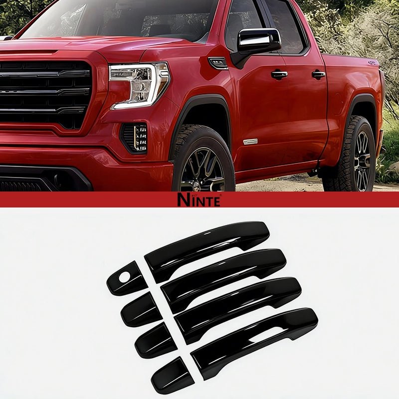 NINTE Door Handle Covers For 2014 - 2020 Sierra Silverado 1500 2500HD 3500HD/Yukon/Tahoe/Suburban - NINTE