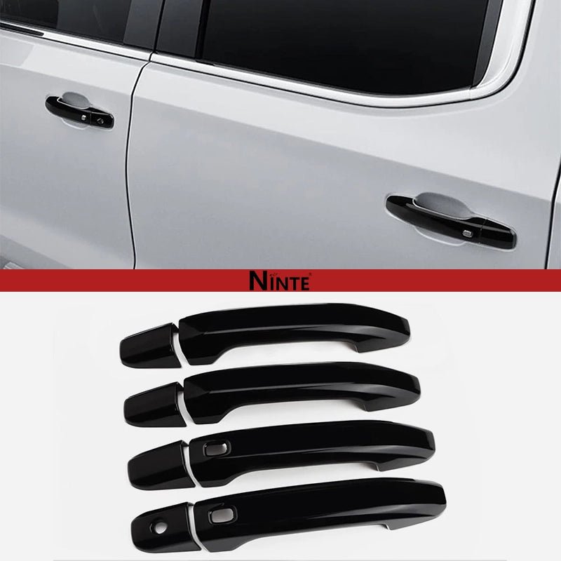 NINTE Door Handle Covers For 2014 - 2020 Sierra Silverado 1500 2500HD 3500HD/Yukon/Tahoe/Suburban - NINTE