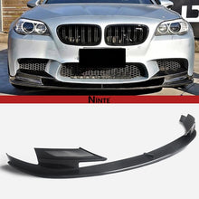 Cargar imagen en el visor de la galería, NINTE MP Style Front Bumper Lip For 2011 - 2016 BMW 5 Series F10 M5 3PCs Lower Splitter - NINTE