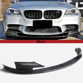 NINTE MP Style Front Bumper Lip For 2011 - 2016 BMW 5 Series F10 M5 3PCs Lower Splitter - NINTE