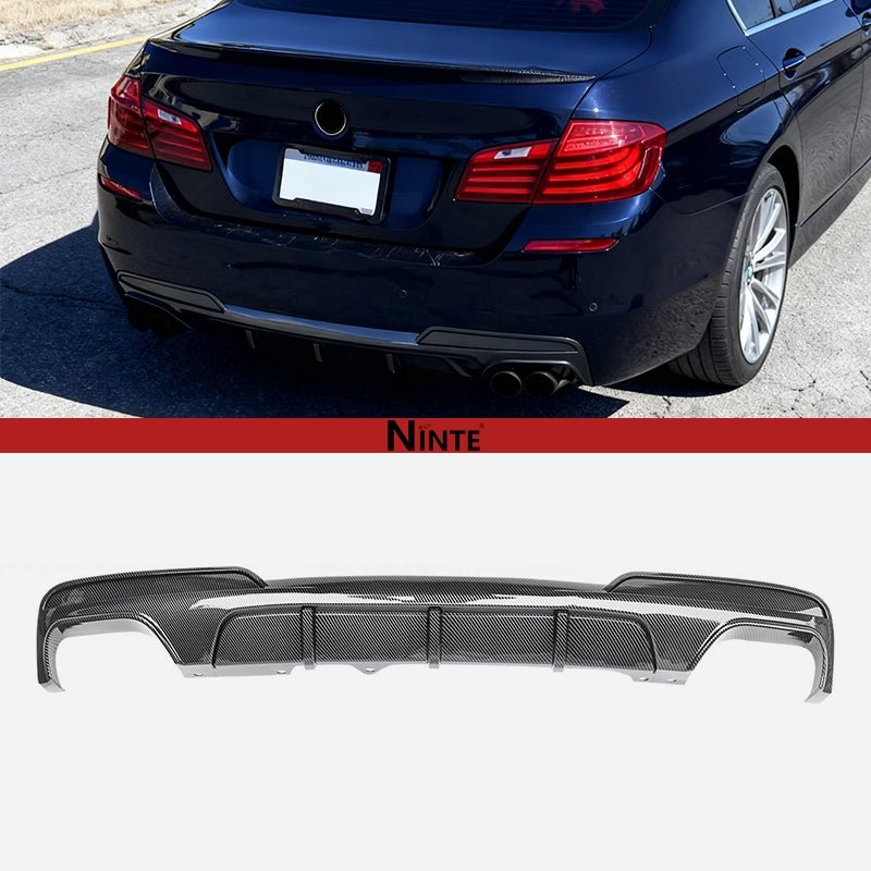 NINTE Rear Diffuser For 2011-2016 BMW 5-Series F10 M Sport 550i 535i MP Style