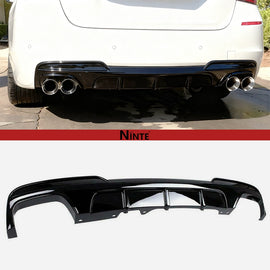 NINTE Rear Diffuser For 2011-2016 BMW 5-Series F10 M Sport 550i 535i MP Style