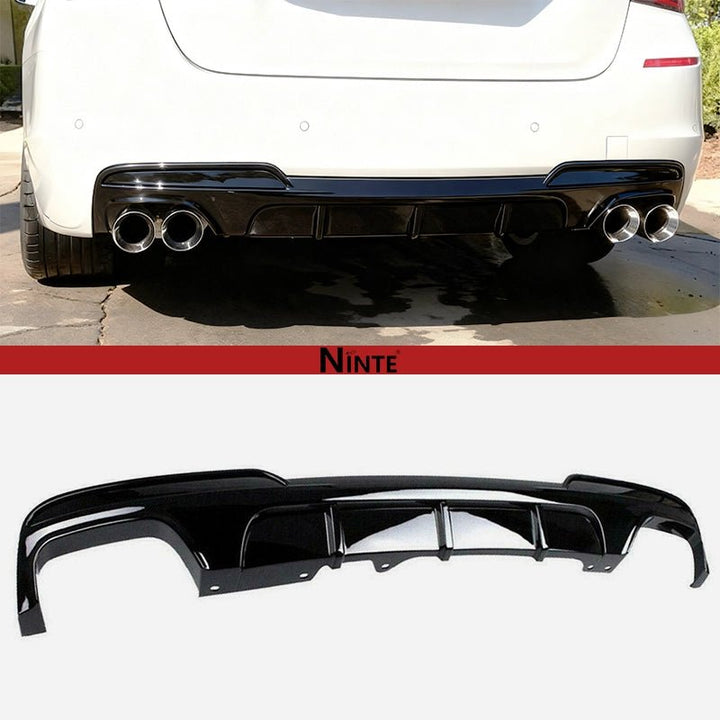NINTE Rear Diffuser For 2011 - 2016 BMW 5 - Series F10 M Sport 550i 535i MP Style - NINTE