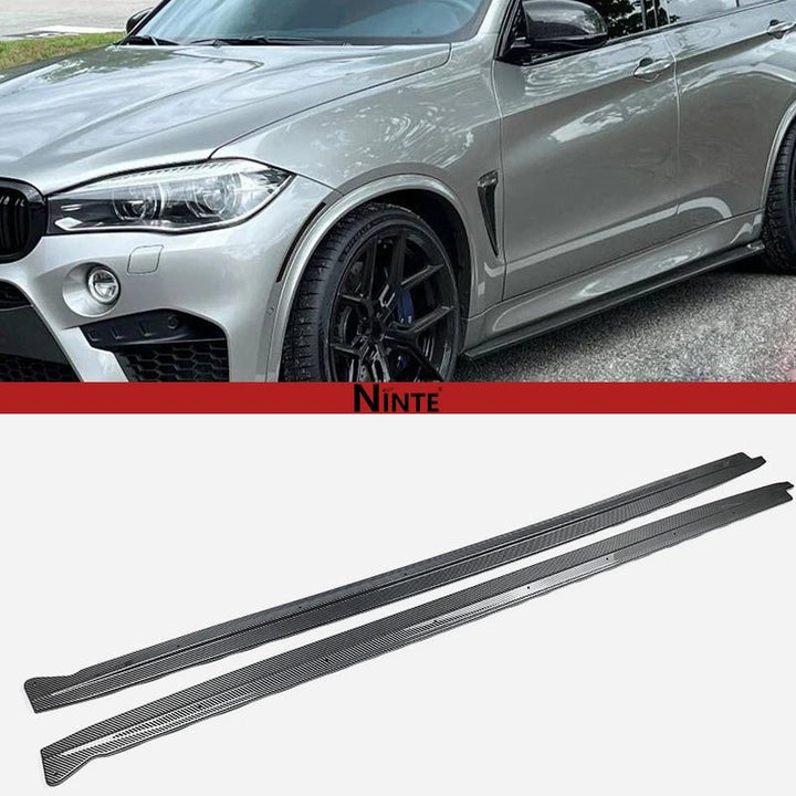NINTE MP Style Side Skirts For 2014 - 2018 BMW 5 Series X5 F15 X6 F16 X5M F85 X6M F86 - NINTE