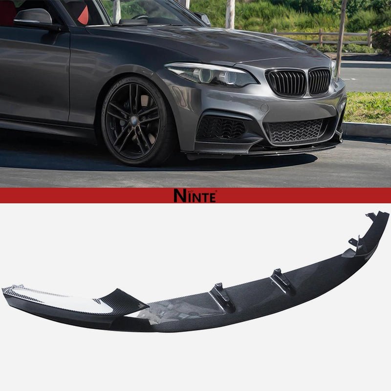 NINTE For 2014 - 2021 BMW 2 Series F22 F23 M Sport Front Lip Front Bumper Lip Lower Splitter PP Painted - NINTE