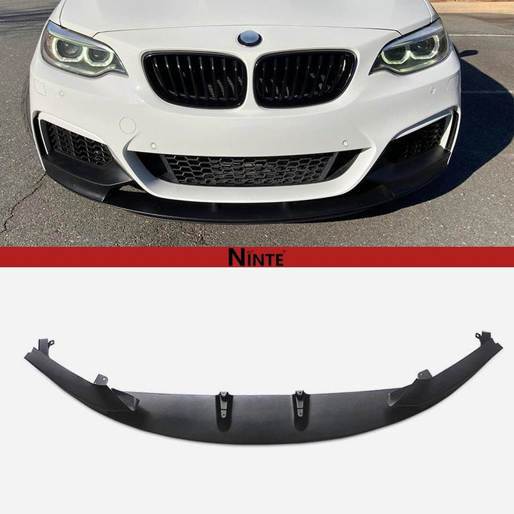 NINTE For 2014 - 2021 BMW 2 Series F22 F23 M Sport Front Lip Front Bumper Lip Lower Splitter PP Painted - NINTE
