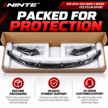 NINTE MP Style Front Bumper For 2014-2021 BMW 2 Series F22 F23 M Sport - NINTE