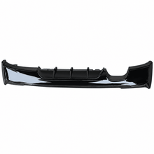 NINTE Rear Bumper Diffuser Lip Splitter Fit for 2014-2021 BMW 2 Series F22 Coupe Painted Gloss Black One Piece Left Side Dual Exhaust Sport Style Without Logo - NINTE