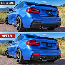 NINTE MP Style Rear Diffuser For BMW 2014-2021 F22 F23 2 Series M Sport Rear Bumper Lip ABS