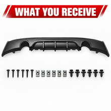 NINTE MP Style Rear Diffuser For BMW 2014-2021 F22 F23 2 Series M Sport Rear Bumper Lip ABS
