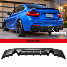 NINTE MP Style Rear Diffuser For BMW 2014-2021 F22 F23 2 Series M Sport Rear Bumper Lip ABS