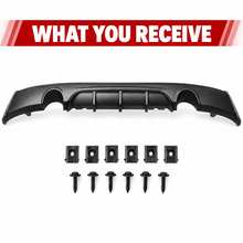 NINTE MP Style Rear Diffuser For BMW 2014-2021 F22 F23 2 Series M Sport Rear Bumper Lip ABS