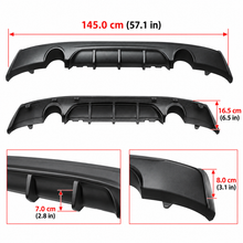 NINTE MP Style Rear Diffuser For BMW 2014-2021 F22 F23 2 Series M Sport Rear Bumper Lip ABS