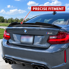 NINTE Spoiler For 2014-2021 BMW 2 Series F22 F87 M2 220i 228i 230i M235i M240i PSM Style ABS Painted High Kick Rear Spoiler Trunk Spoiler