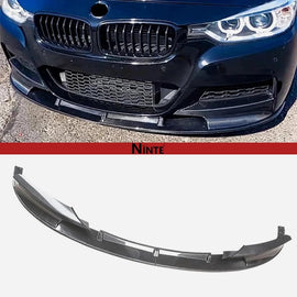NINTE Front Bumper Lip For 2012 - 2018 BMW F30 3 - Series M Tech 2 PCS Painted Sport Front Spoiler Lower Diffuser - NINTE
