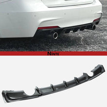 Load image into Gallery viewer, NINTE For 2012 - 2018 BMW 3 Series F30 M Sport Rear Diffuser Lower Bumper Diffuser Rear Lip Spoiler - NINTE