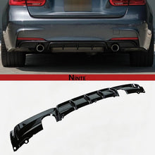 Load image into Gallery viewer, NINTE For 2012 - 2018 BMW 3 Series F30 M Sport Rear Diffuser Lower Bumper Diffuser Rear Lip Spoiler - NINTE
