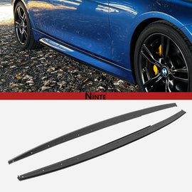 NINTE MP Style Side Skirts For 2012 - 2018 BMW 3 Series F30 M Sport Extension Panel Splitter - NINTE
