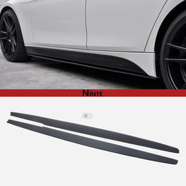 NINTE MP Style Side Skirts For 2012 - 2018 BMW 3 Series F30 M Sport Extension Panel Splitter - NINTE