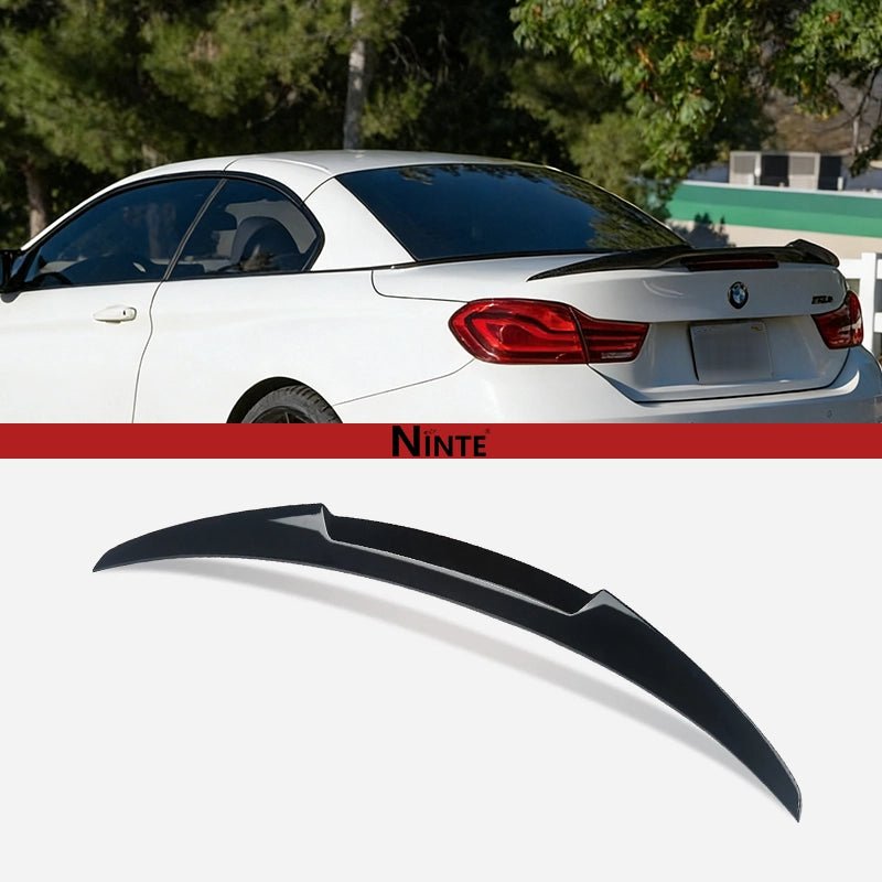 NINTE Highkick Trunk Wing For 2014 - 2020 BMW F33 F83 M4 Convertible Rear Spoiler - NINTE