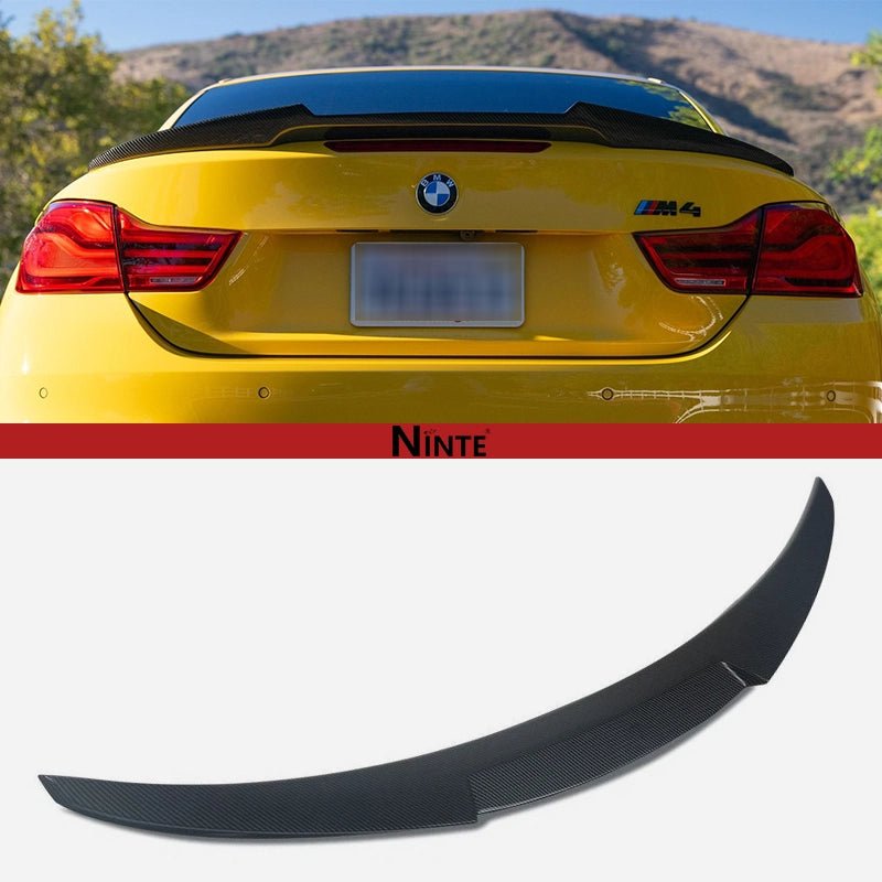 NINTE Highkick Trunk Wing For 2014 - 2020 BMW F33 F83 M4 Convertible Rear Spoiler - NINTE