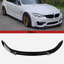 Laden Sie das Bild in den Galerie-Viewer, NINTE For 2015 - 2020 Fits BMW F80 M3 F82 F83 M4 1 Piece Style Front Bumper Lip Front Lower Diffuser - NINTE