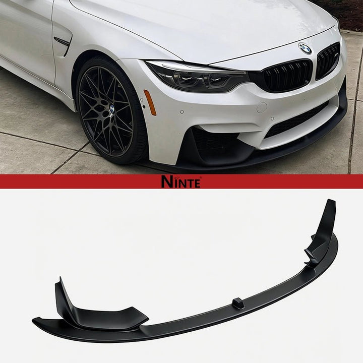 NINTE M Performance Style Front Lip For 2015 - 2020 BMW F80 M3 F83 F82 M4 - NINTE