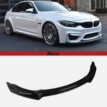 Cargar imagen en el visor de la galería, NINTE For 2015 - 2020 Fits BMW F80 M3 F82 F83 M4 1 Piece Style Front Bumper Lip Front Lower Diffuser - NINTE