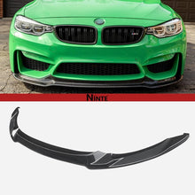 Cargar imagen en el visor de la galería, NINTE For 2015 - 2020 Fits BMW F80 M3 F82 F83 M4 1 Piece Style Front Bumper Lip Front Lower Diffuser - NINTE