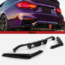 Charger l&#39;image dans la galerie, NINTE MP Style Rear Bumper W/ LED Brake Light For 2015-2020 BMW F80 M3 F82 M4 F83 Rear Diffuser