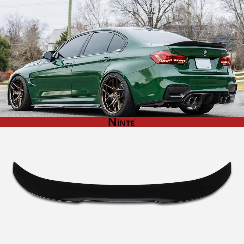 NINTE For 2013 - 2018 BMW F80 M3 F30 Rear Spoiler Sedan PSM Style High Kick Trunk Spoiler Wing Decklid - NINTE