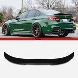 NINTE For 2013-2018 BMW F80 M3 F30 Rear Spoiler Sedan PSM Style High Kick Trunk Spoiler Wing Decklid