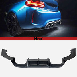 NINTE MTC Style Rear Diffuser For 2016 - 2021 BMW 2 Series F87 M2 M Sport - NINTE