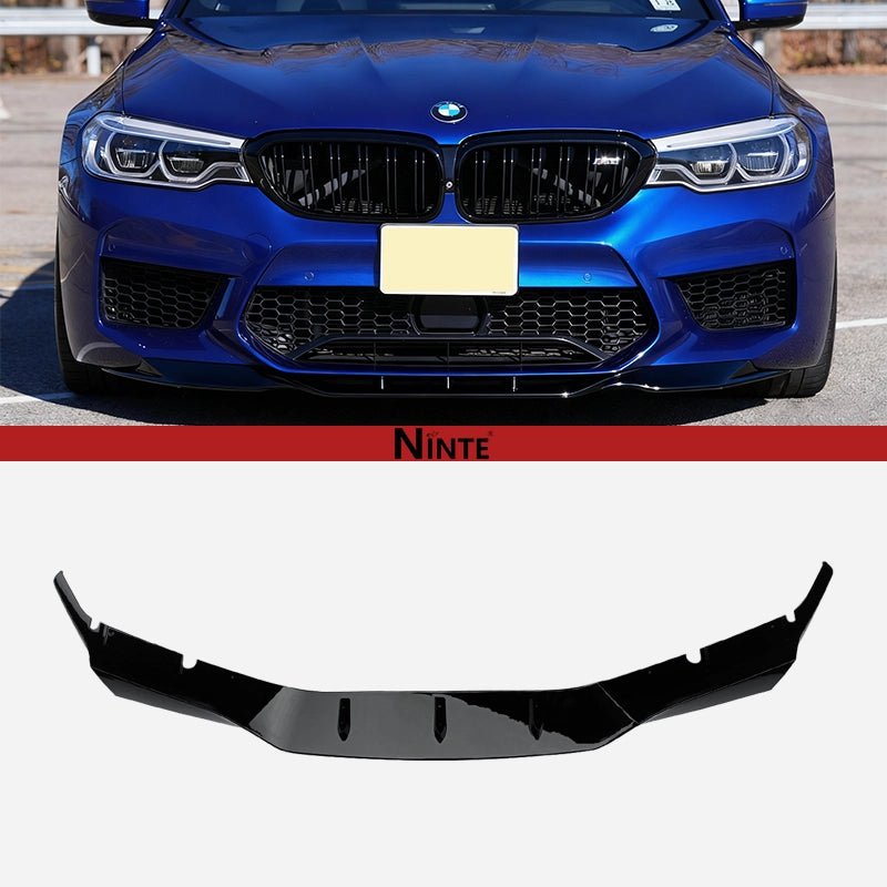 NINTE GTS Style Front Lip for 2018 - 2020 BMW Pre LCI F90 M5 Extension 1 Piece - NINTE